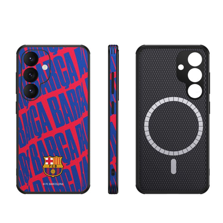 FC Barcelona dėklas Samsung Galaxy S24 magnetinis dėklas MagSafe OCFCBMCS24BC BC