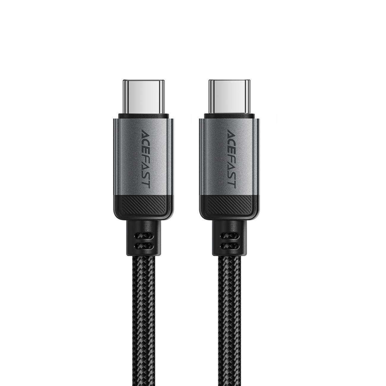 "Acefast C20-03" USB-C kabelis - USB-C 480Mb/s 3A 1,2 m - juodas