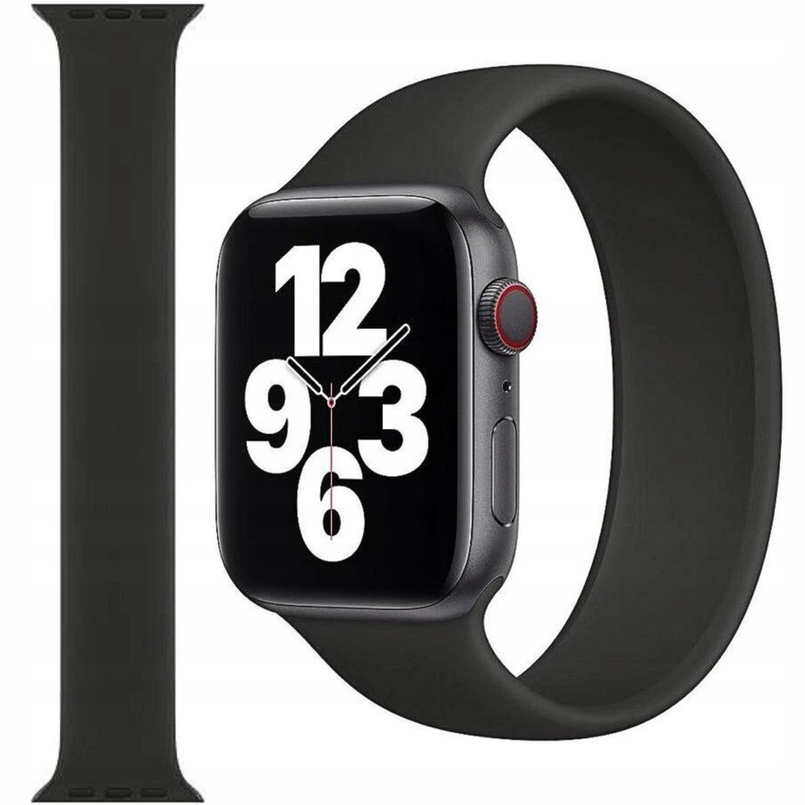 APPLE STRAP APPLE WATCH Solo Loop apyrankė MYT22ZM/A 40/41/42MM SIZE 6 BLACK originali plomba
