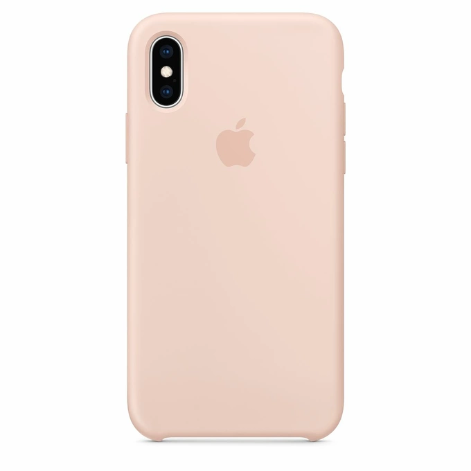 APPLE silikoninis dėklas MTFD2ZM / A IPHONE XS MAX SAND PINK originali plomba