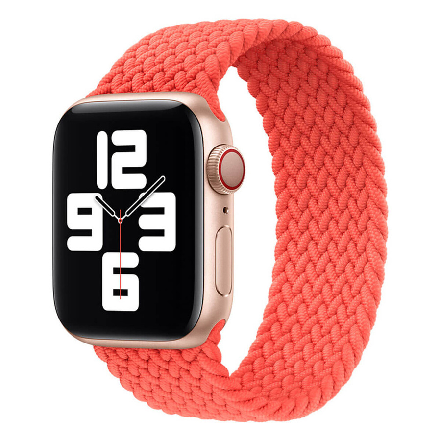 APPLE STRAP APPLE WATCH 3J268ZM/A pinta Solo Loop apyrankė 44/45/46/49MM SIZE 5 ELECTRIC ORANGE originali plomba