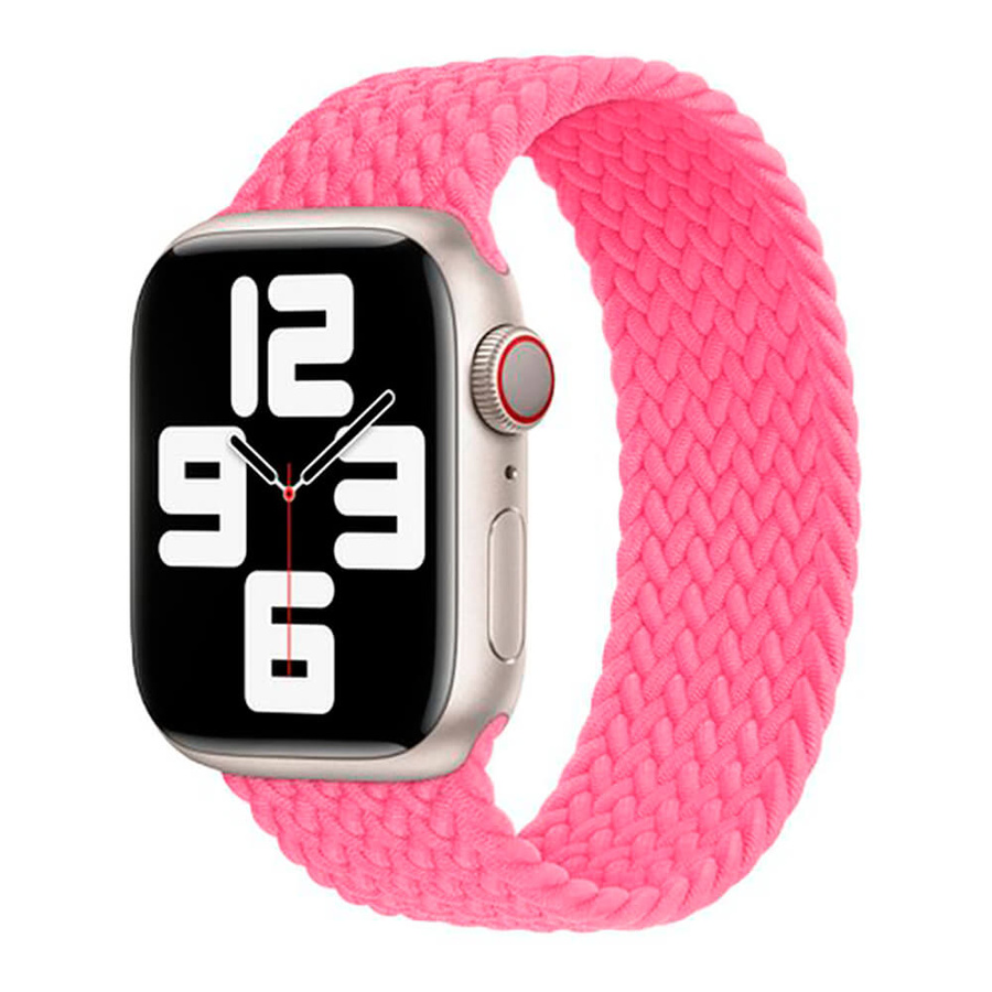 APPLE STRAP APPLE WATCH 3K439ZM/A pinta Solo Loop apyrankė 44/45/46/49MM SIZE 4 FLAMINGO originali plomba