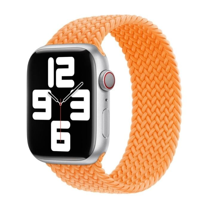 APPLE pinta Solo apyrankė 44/45/46/49MM BRIGHT ORANGE SIZE 5 originali plomba