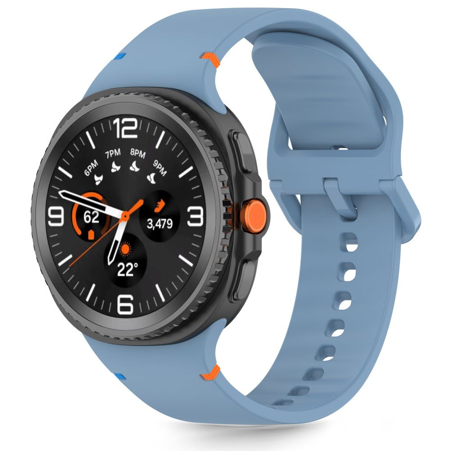 TECH-PROTECT SILICONE SAMSUNG GALAXY WATCH 8 / CLASSIC (40 / 44 / 46 MM) ŠVIESIAI MĖLYNAS