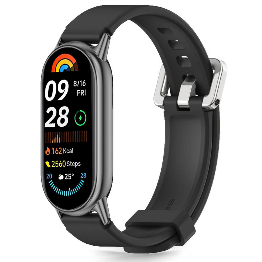 TECH-PROTECT ICONBAND CLASSIC XIAOMI SMART BAND 8 / 9 / 10 / NFC JUODAS