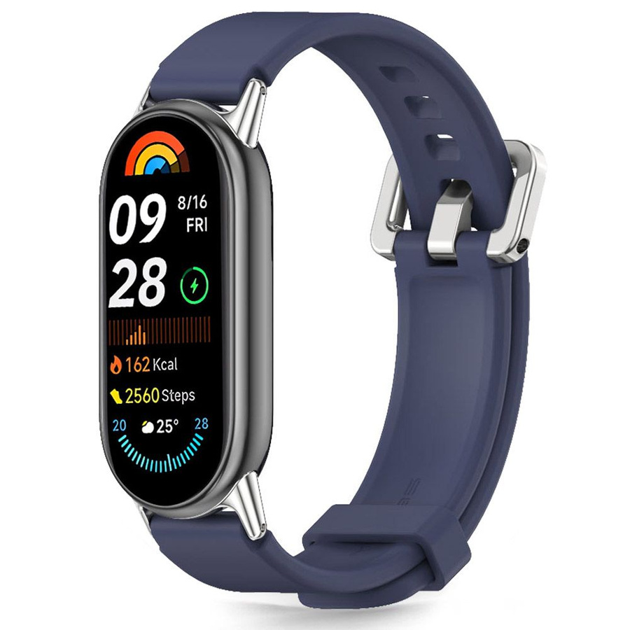 TECH-PROTECT ICONBAND CLASSIC XIAOMI SMART BAND 8 / 9 / 10 / NFC AUDROS MĖLYNAS