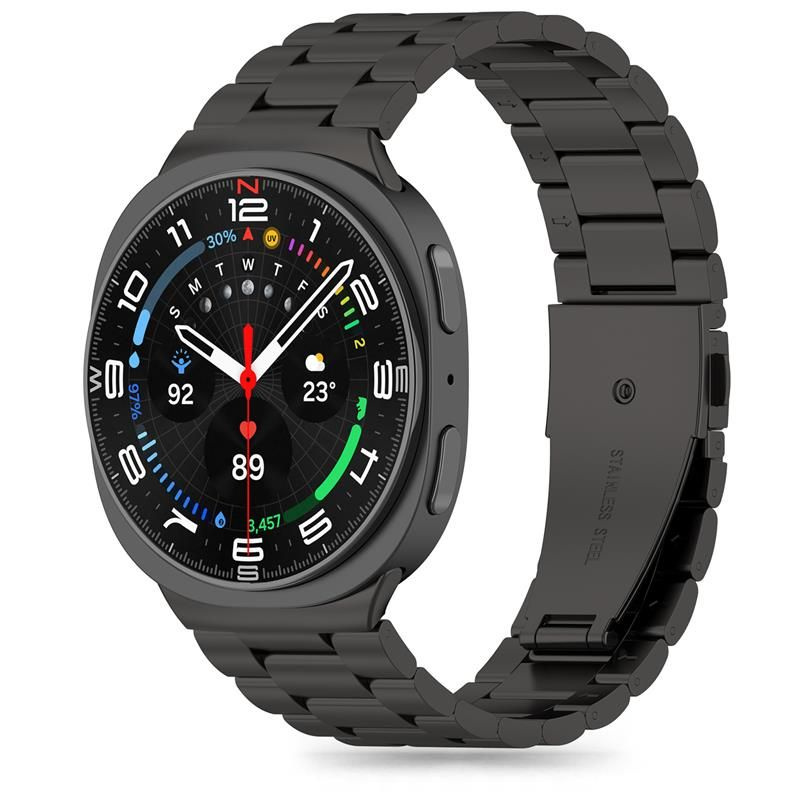 TECH-PROTECT STAINLESS SAMSUNG GALAXY WATCH 8 / CLASSIC (40 / 44 / 46 MM) JUODAS
