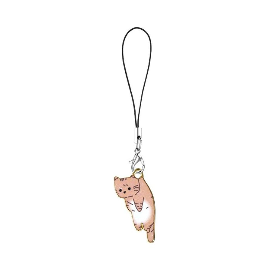Brown cat pendant
