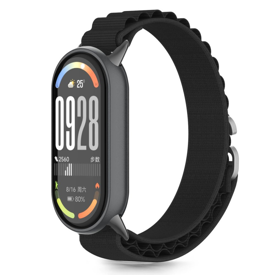 TECH-PROTECT NYLON PRO XIAOMI SMART BAND 8 / 9 / 10 / NFC JUODAS