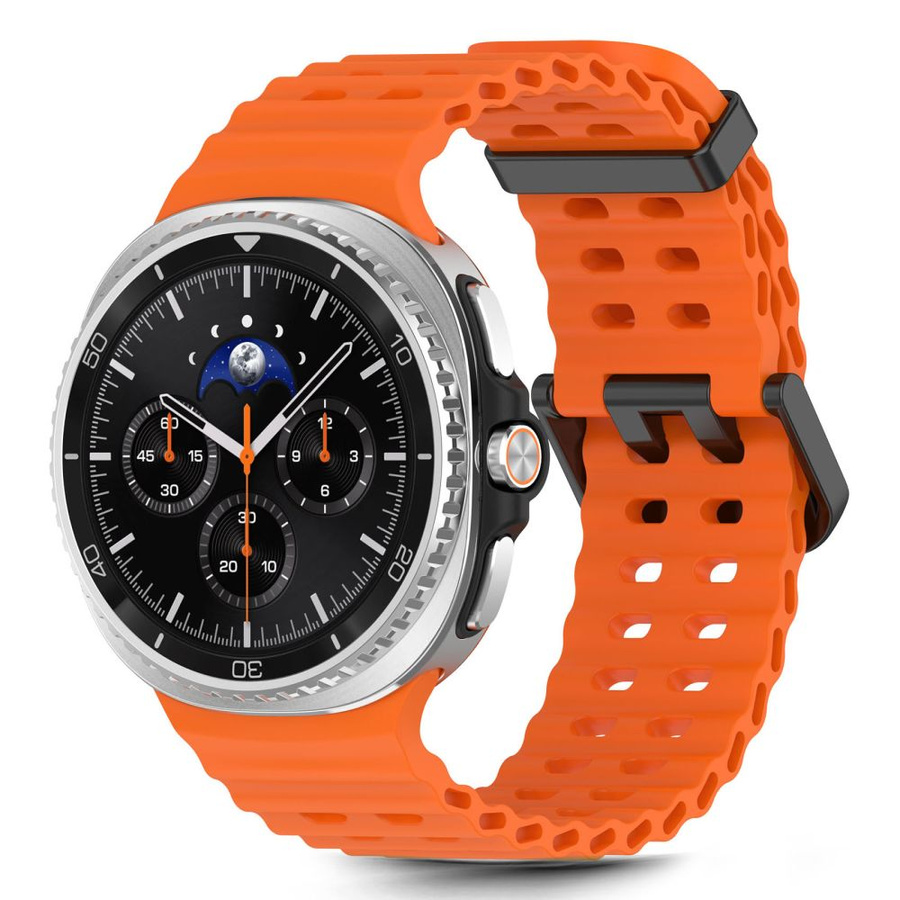 TECH-PROTECT ICONBAND PRO SAMSUNG GALAXY WATCH 8 / CLASSIC (40 / 44 / 46 MM) RYŠKIAI ORANŽINIS