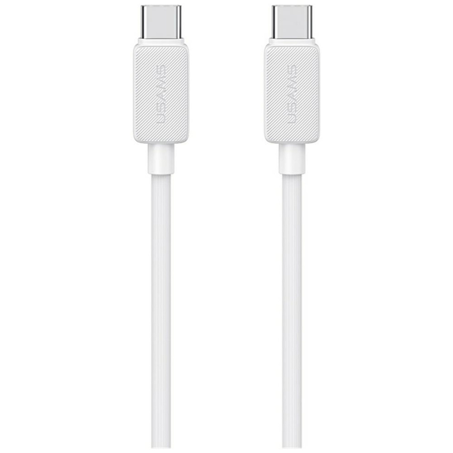 Laidas USAMS KY Series US-SJ696 60W USB-C į USB-C 2m baltas