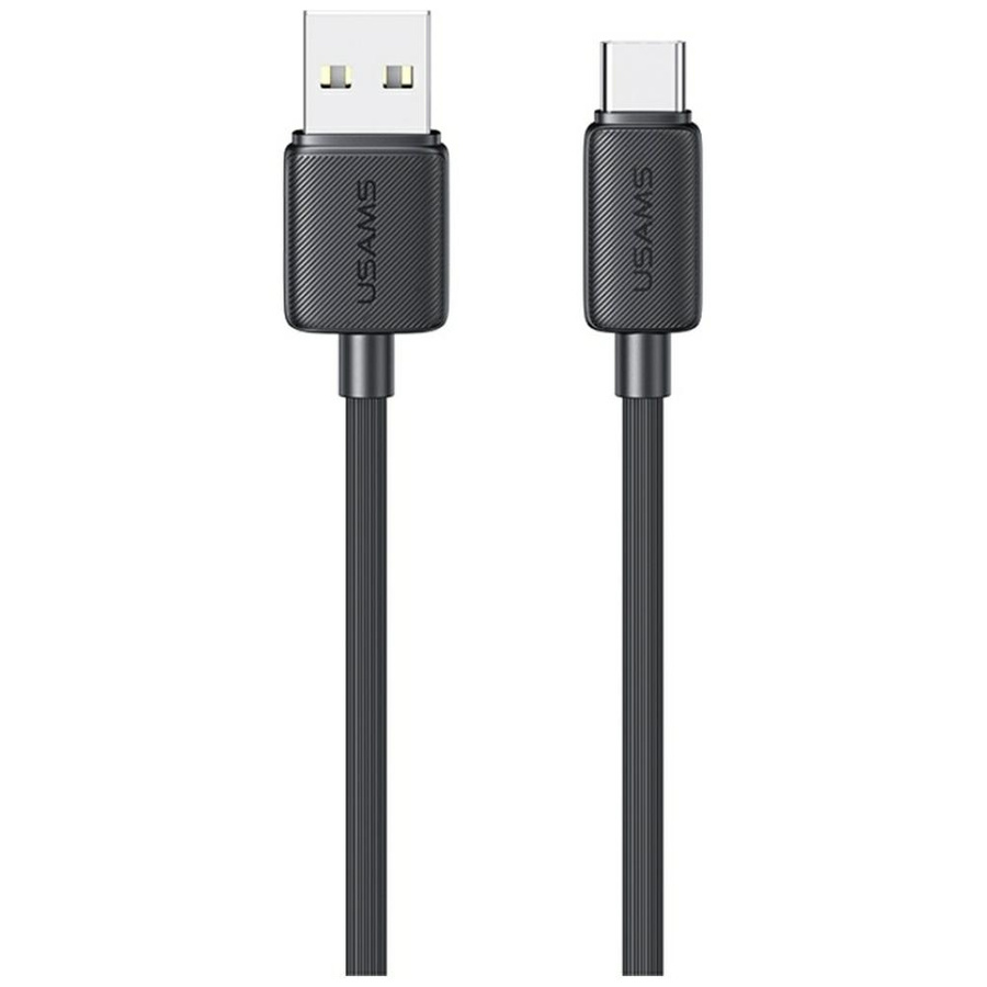 Laidas USAMS KY Series US-SJ698 3A USB-C į USB-A 3m juodas