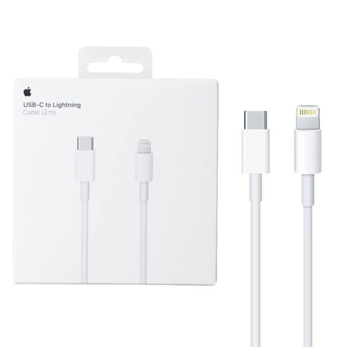 APPLE LAIDAS A2441 MW2R3ZM/A USB-C Į LIGHTNING 2M ORIGINALI PLOMBA