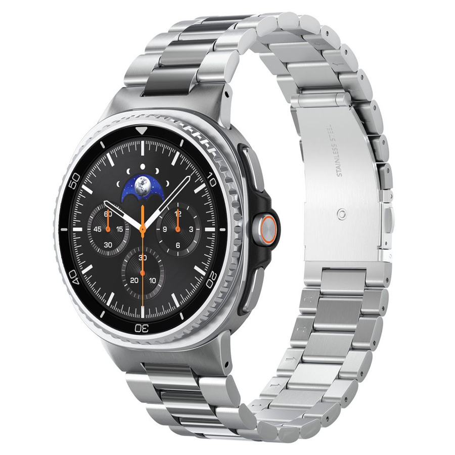 SPIGEN MODERN FIT dirželis GALAXY WATCH 8 / CLASSIC (40 / 44 / 46 MM) sidabrinis