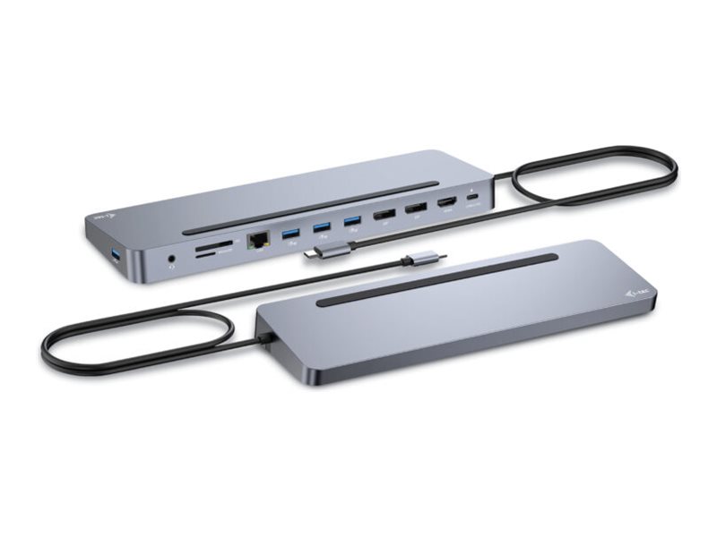 I-TEC USB-C Metal Ergonomic 4K 3x ekranų dokas