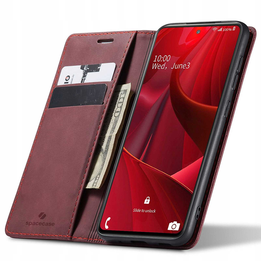 Spacecase piniginės dėklas Galaxy S20 FE raudonas
