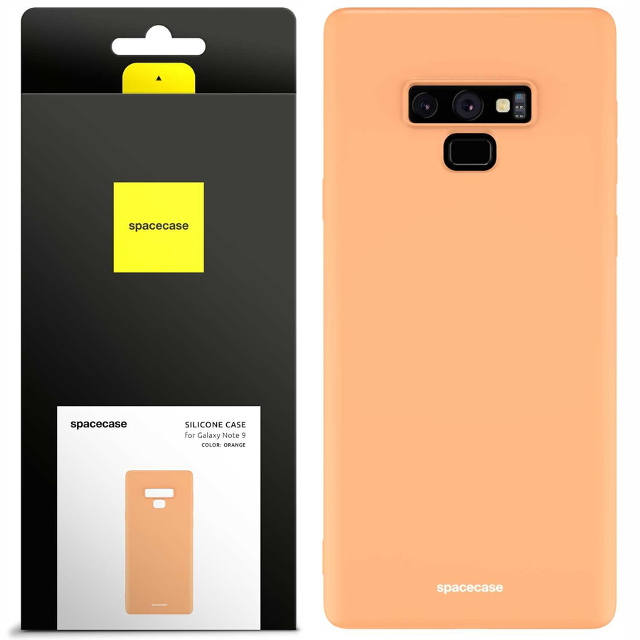 Spacecase Silikoninis dėklas Galaxy Note 9 oranžinis