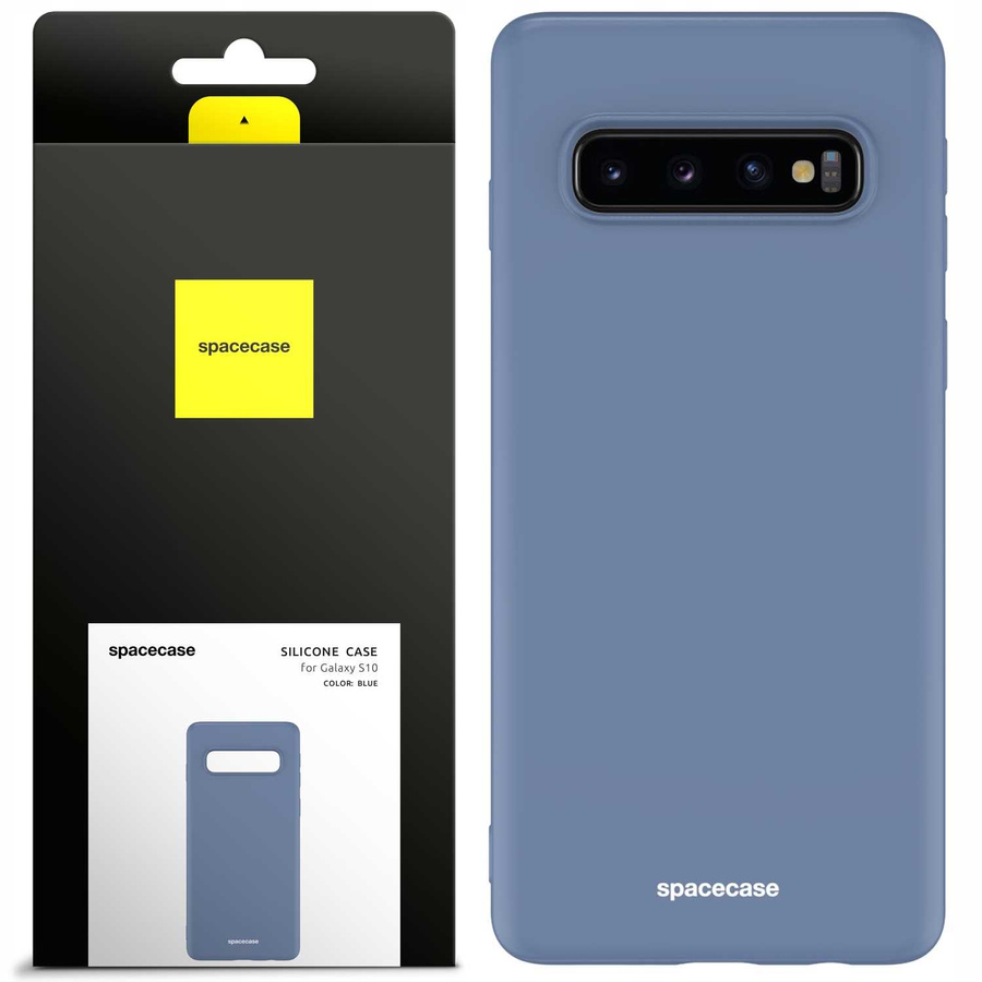 Spacecase silikoninis dėklas Galaxy S10 mėlynas