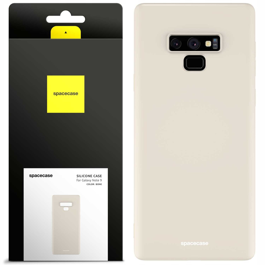 Spacecase silikoninis dėklas Galaxy Note 9 kaulo spalvos