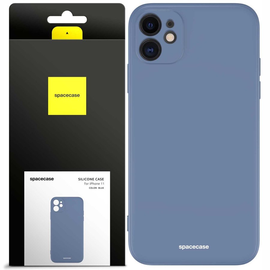 Spacecase silikoninis dėklas iPhone 11 mėlynas