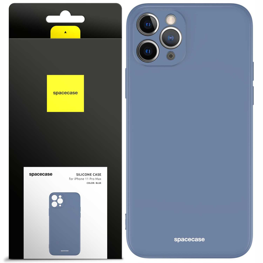 Spacecase silikoninis dėklas iPhone 11 Pro Max mėlynas