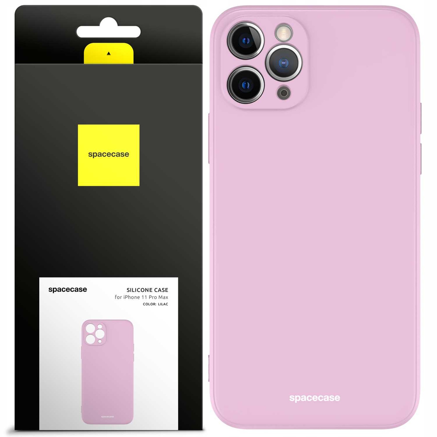 Spacecase silikoninis dėklas iPhone 11 Pro Max alyvinė