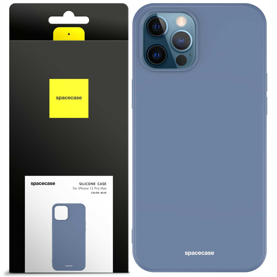 Spacecase silikoninis dėklas iPhone 12 Pro Max mėlynas