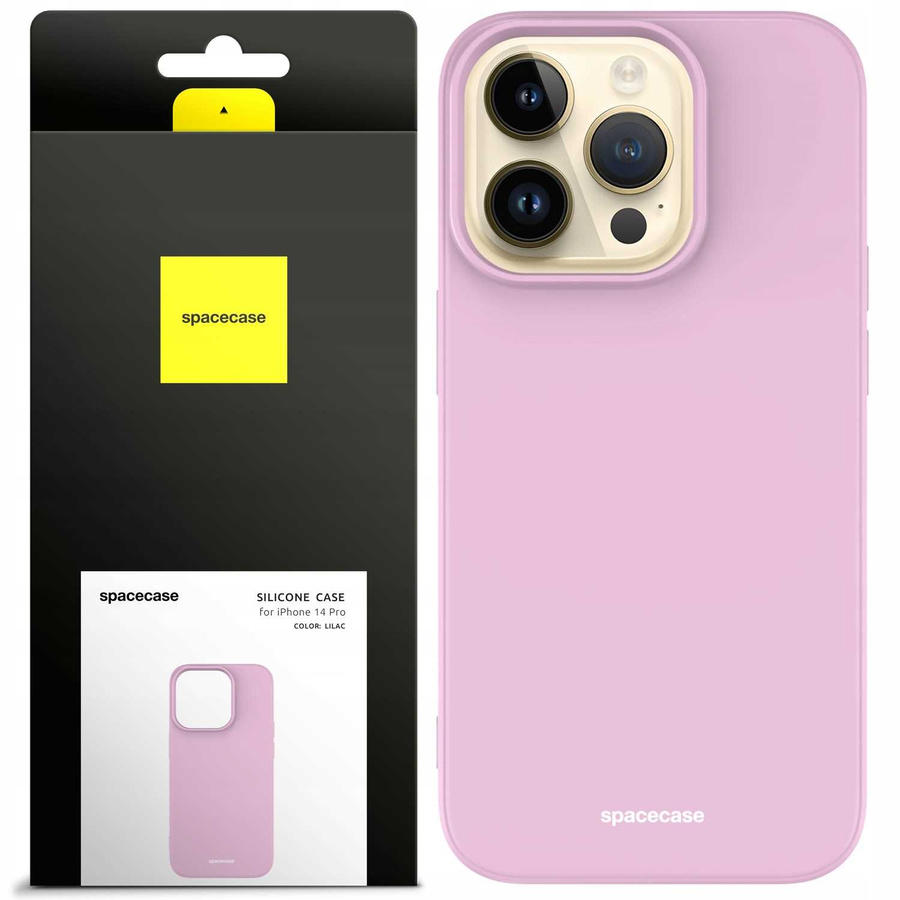 Spacecase silikoninis dėklas iPhone 14 Pro Max alyvinė
