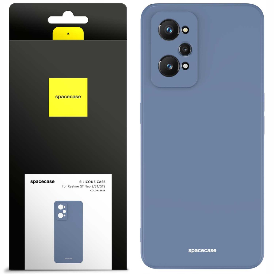Spacecase silikoninis dėklas Realme GT Neo 2/Neo 3T/GT2 mėlynas