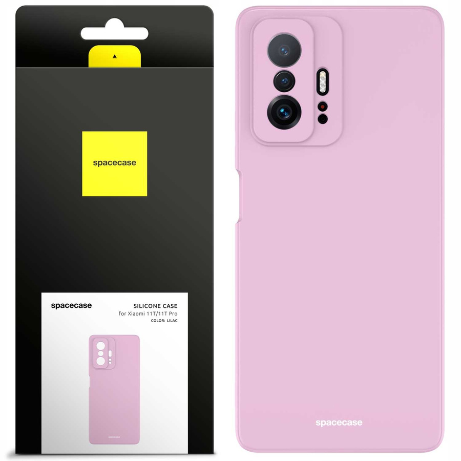 Spacecase silikoninis dėklas Xiaomi 11T/11T Pro alyvinė