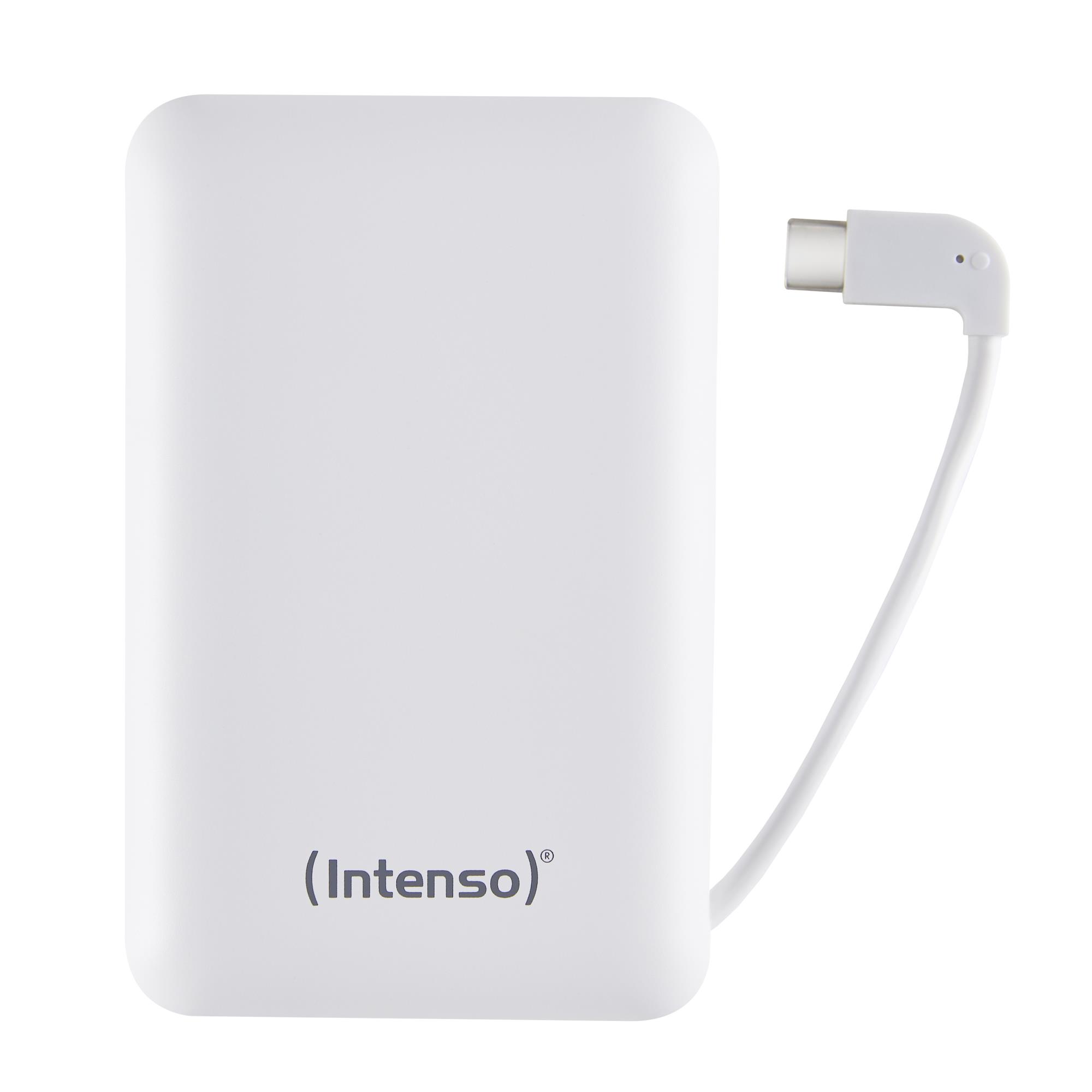 Išorinė baterija USB 10000mAh balta Intenso XC10000