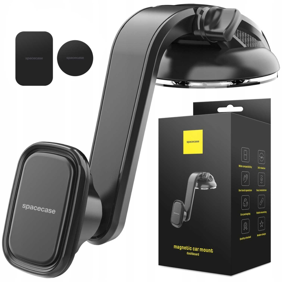 Spacecase Automobilinis laikiklis SC11 Dash Magnetic juodas