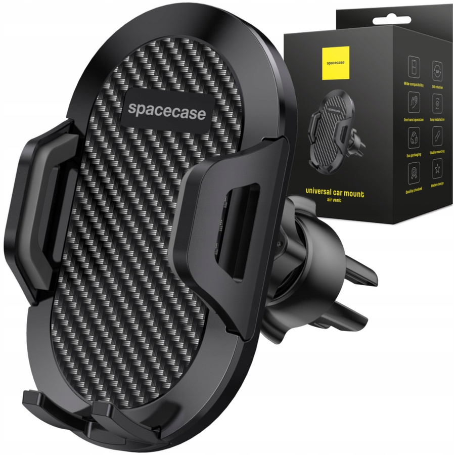 Spacecase Automobilinis laikiklis SC16 Universal Air Vent juodas