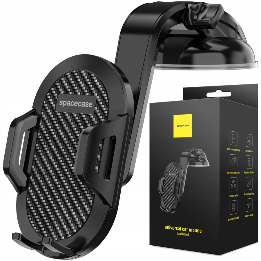 Spacecase Automobilinis laikiklis SC15 Universal Dash juodas