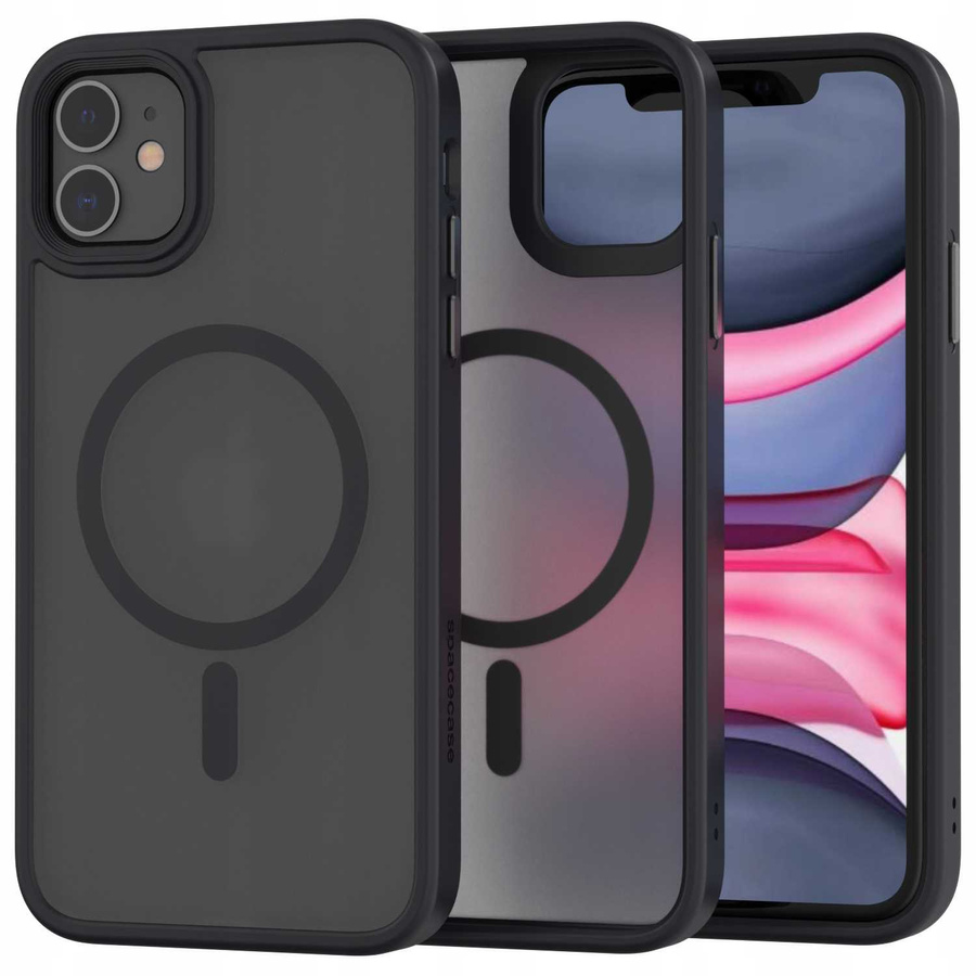 Spacecase Hibridinis magnetinis dėklas iPhone 11 juodas