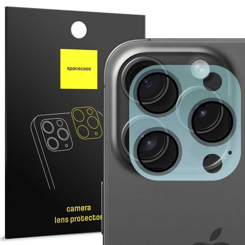 Spacecase Kameros apsauginis stiklas iPhone 15 Pro / Pro Max