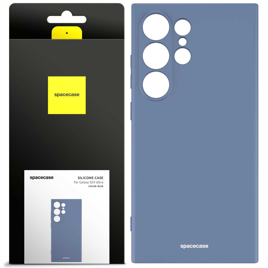 Spacecase Dėklas Silicone Case Galaxy S24 Ultra mėlynas