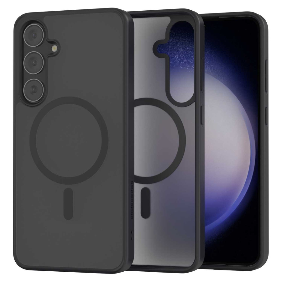 Spacecase Dėklas Hybrid Mag Galaxy S24+ juodas