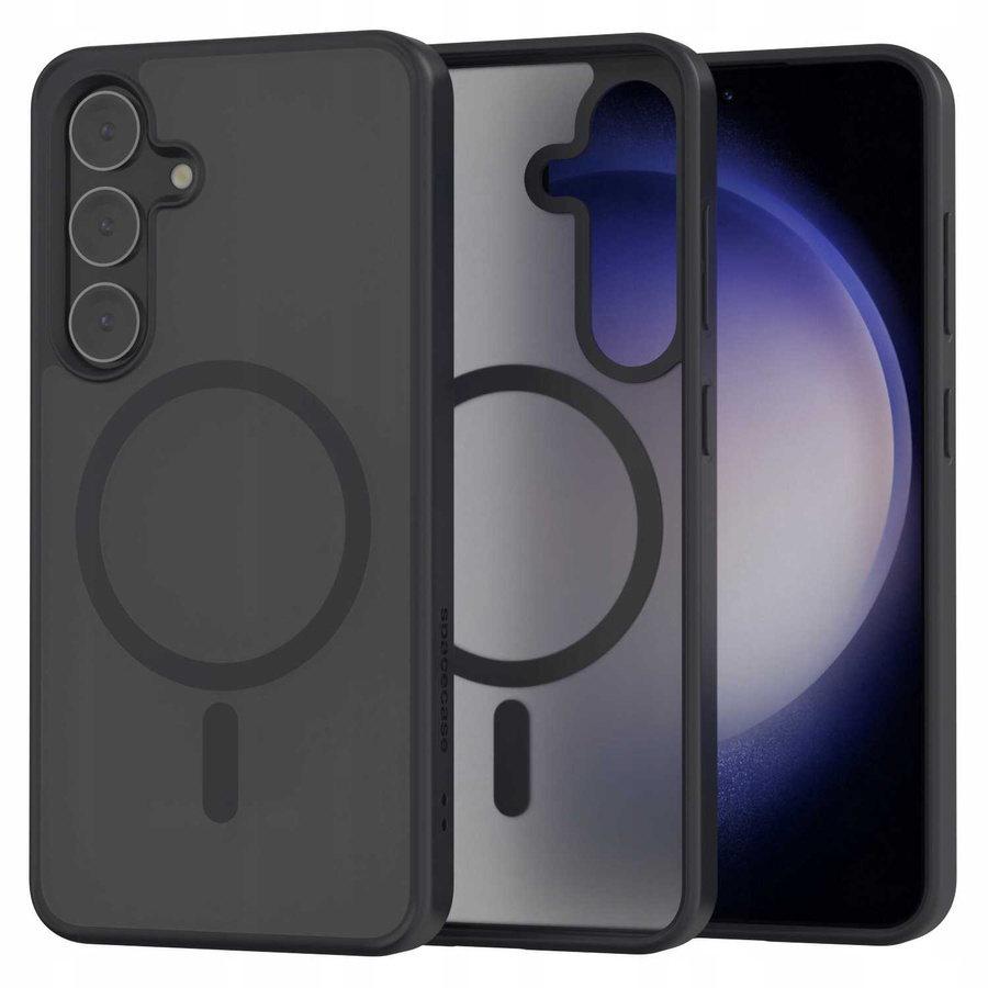 Spacecase Dėklas Hybrid Mag Galaxy S24 juodas