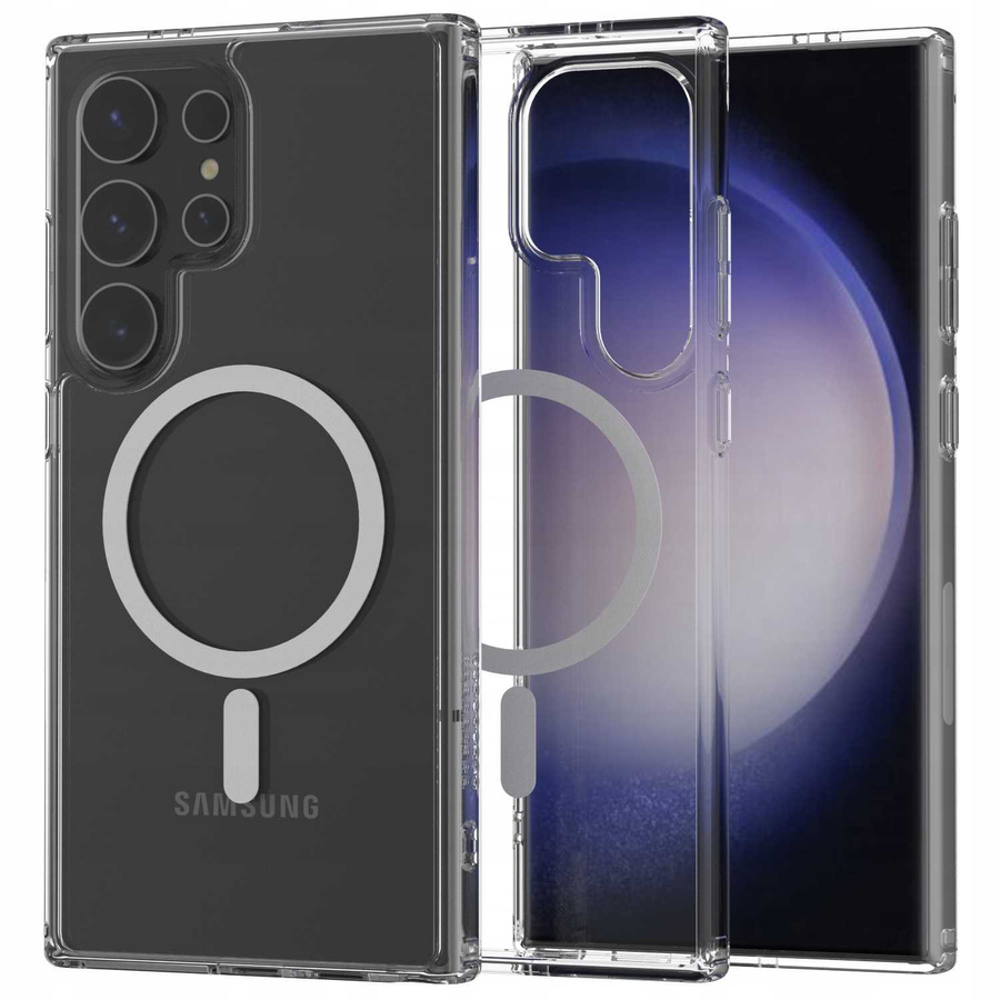 Spacecase Dėklas Clear Mag Galaxy S24 Ultra