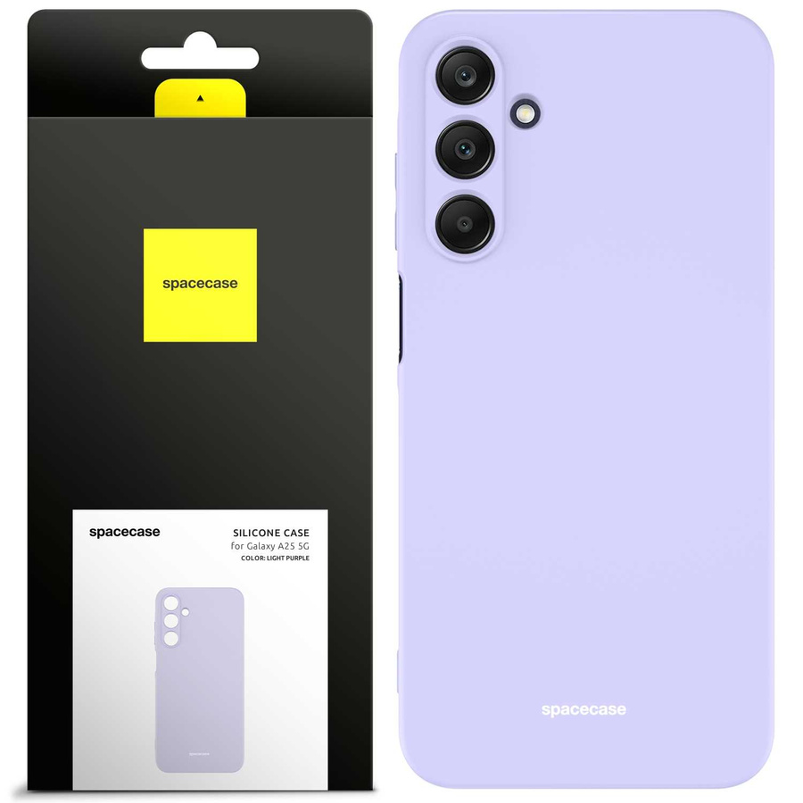 Spacecase Dėklas Silicone Case Galaxy A25 5G šviesiai violetinis