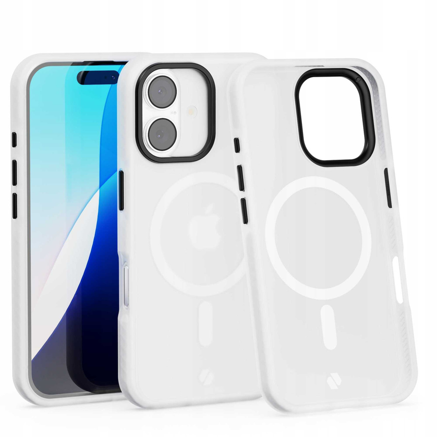 Spacecase Dėklas Hybrid Fusion Mag iPhone 16 skaidrus