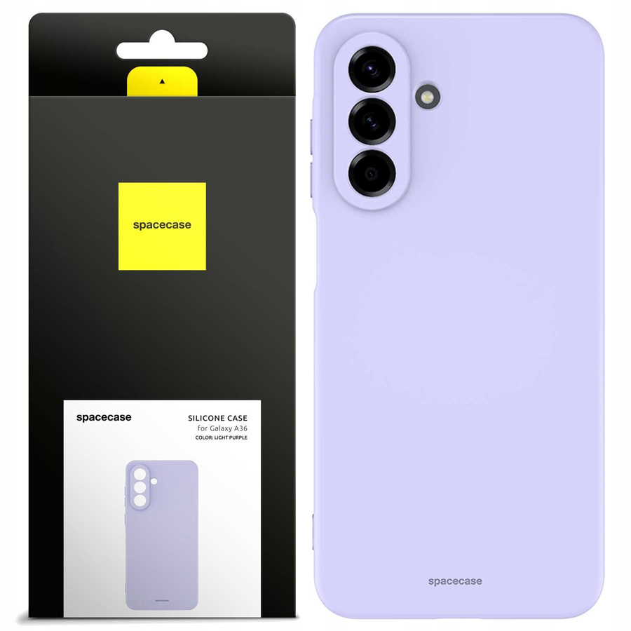 Spacecase Silikoninis dėklas 3.0 Galaxy A36 šviesiai violetinis