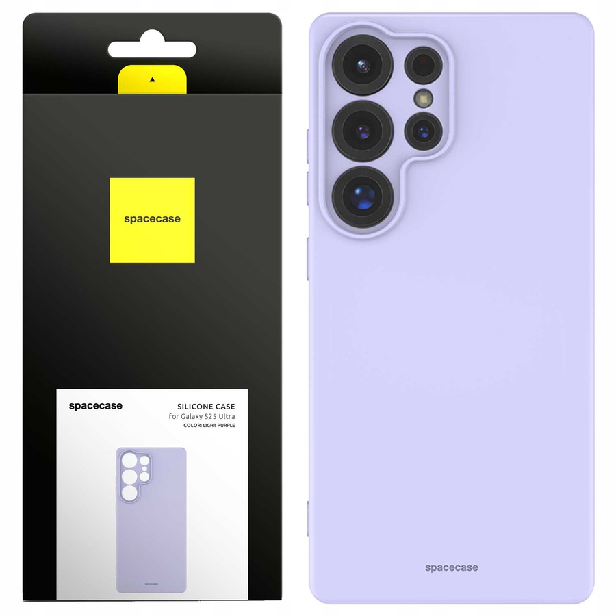 Silikoninis dėklas 3.0 Galaxy S25 Ultra šviesiai violetinis