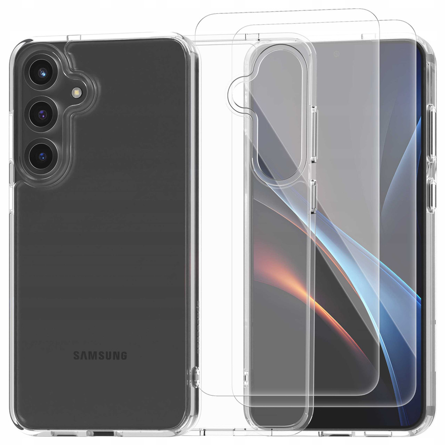 Spacecase Skaidrus Hybrid dėklas Galaxy S25