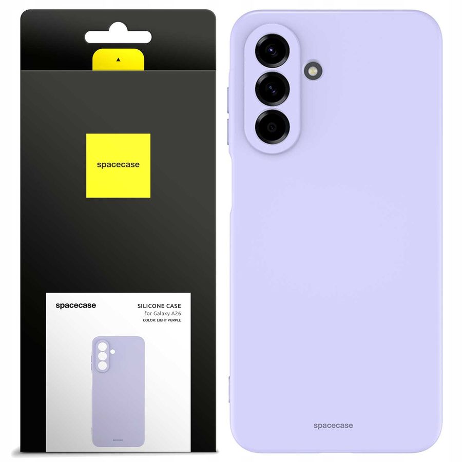 Spacecase Silikoninis dėklas 3.0 Galaxy A26 šviesiai violetinis