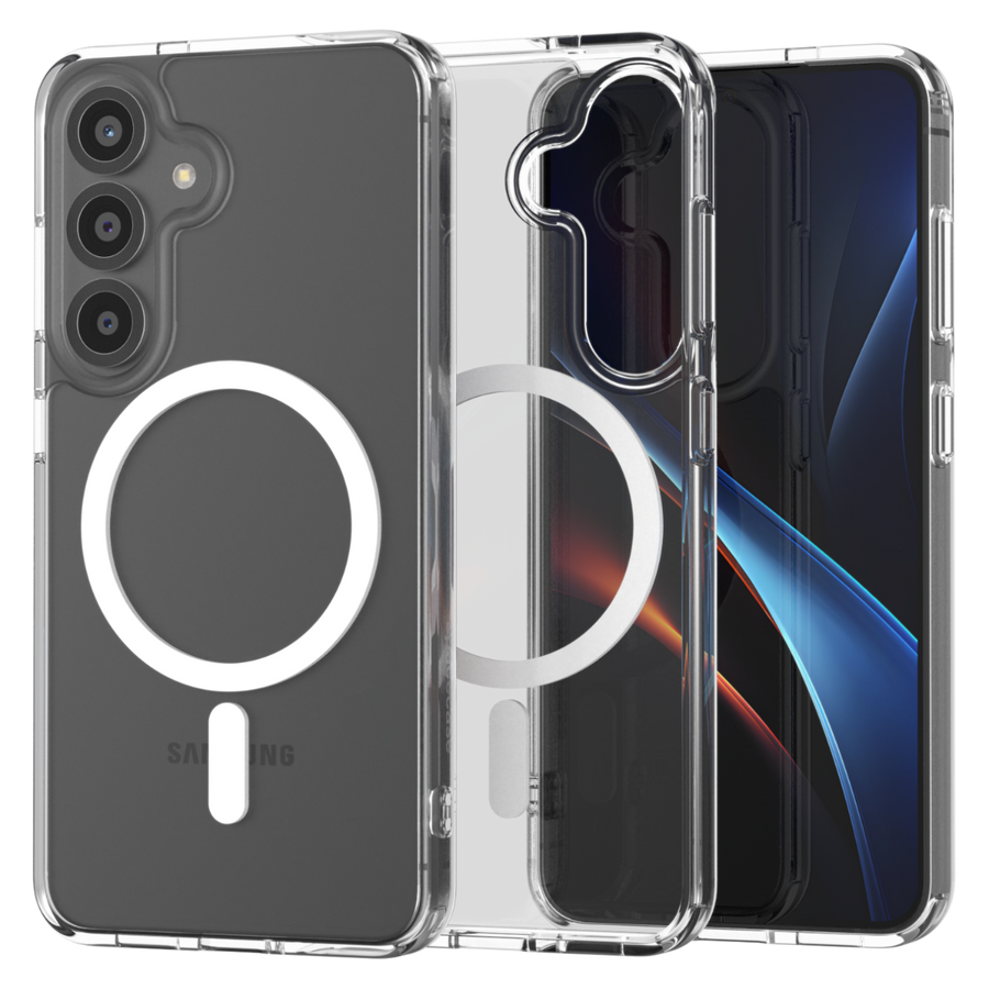 Spacecase Skaidrus Mag dėklas Galaxy S25