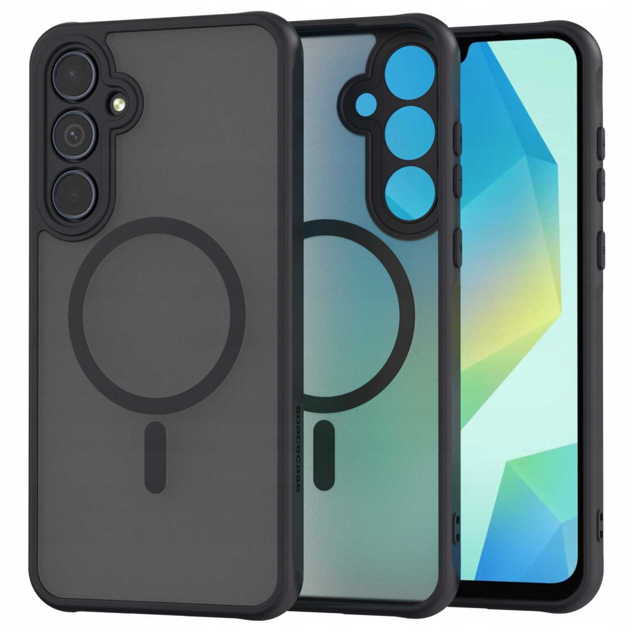 Spacecase Hybrid Mag dėklas Galaxy A16 5G juodas