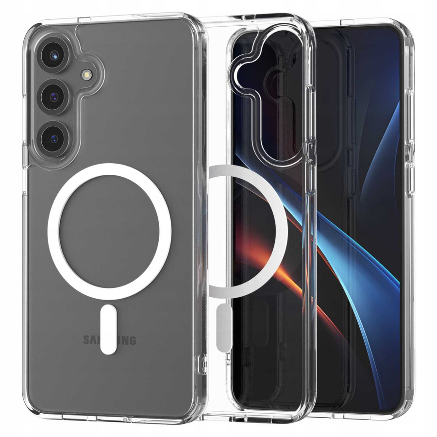 Spacecase Skaidrus Mag dėklas Galaxy S25+