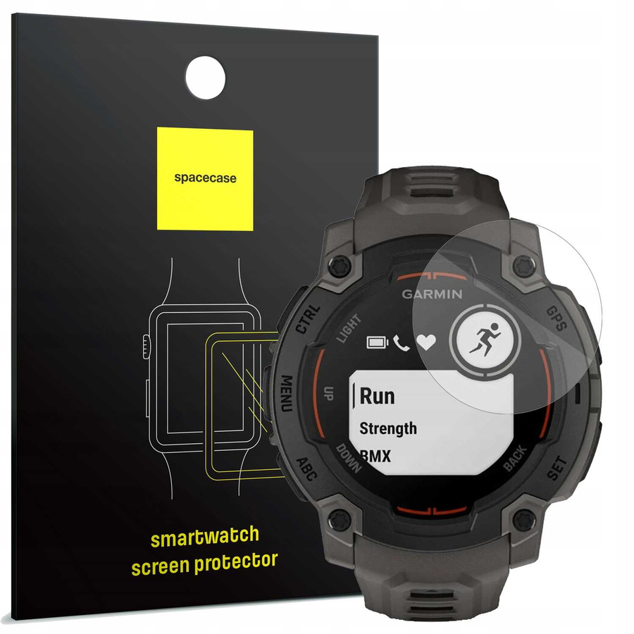 Spacecase Grūdintas stiklas SW Glass 2.5D Garmin Instinct E 45mm